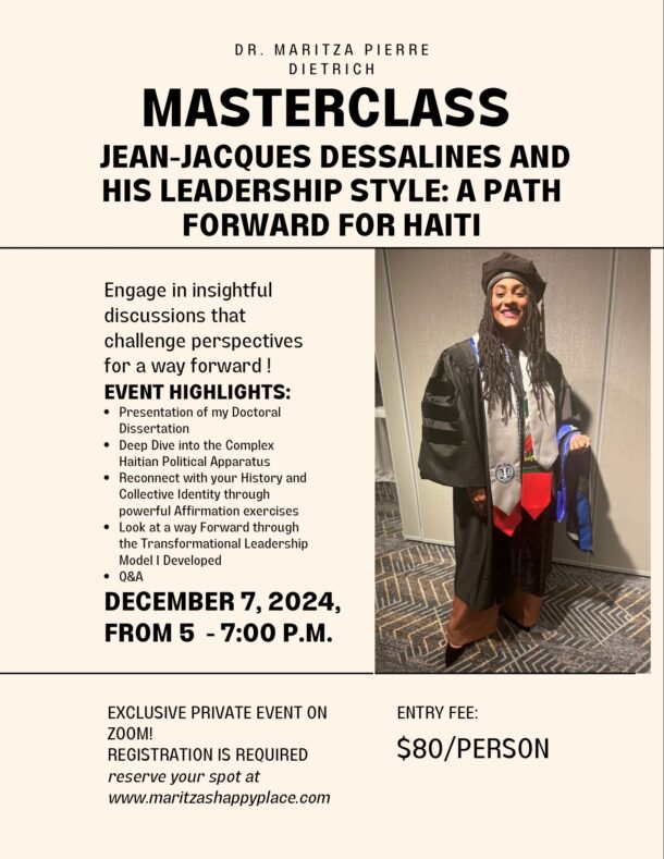 Masterclass on Jean-Jacques Dessalines